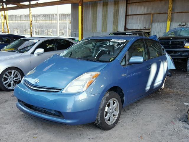 JTDKB20UX77642860 - 2007 TOYOTA PRIUS BLUE photo 2