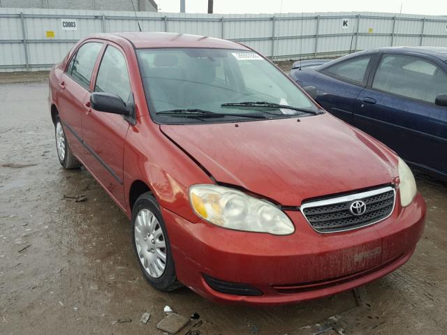 2T1BR32E16C702142 - 2006 TOYOTA COROLLA CE RED photo 1