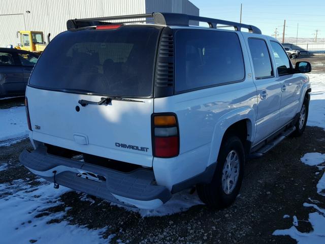 3GNFK16Z84G156523 - 2004 CHEVROLET SUBURBAN K WHITE photo 4