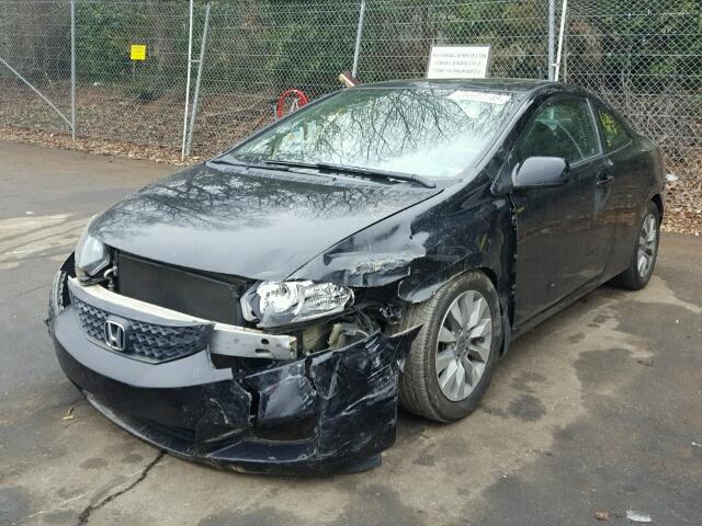 2HGFG1B8XAH532174 - 2010 HONDA CIVIC EX BLACK photo 2
