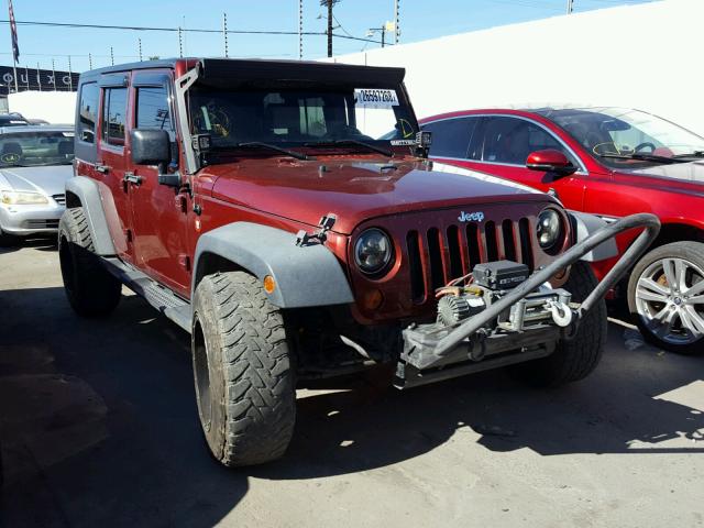 1J4GB39129L766047 - 2009 JEEP WRANGLER U RED photo 1