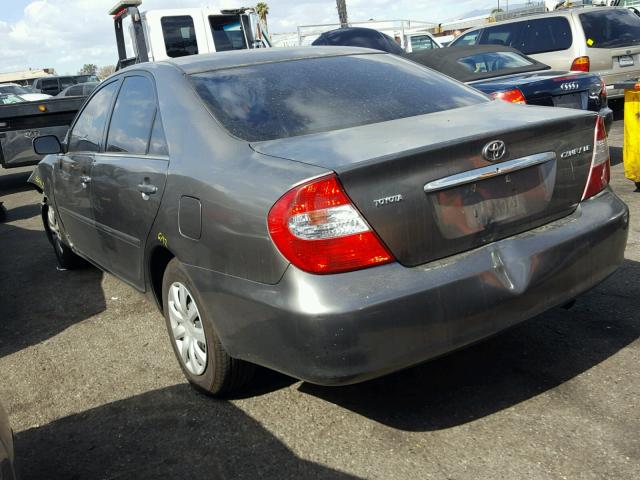 4T1BE32K74U924505 - 2004 TOYOTA CAMRY LE CHARCOAL photo 3