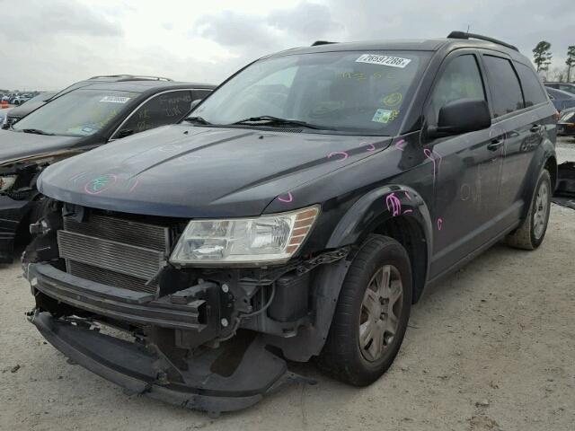 3D4PG4FB7BT514236 - 2011 DODGE JOURNEY EX BLACK photo 2