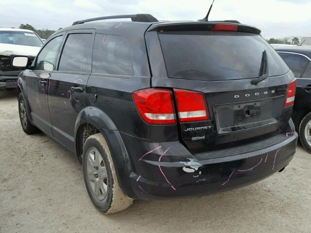 3D4PG4FB7BT514236 - 2011 DODGE JOURNEY EX BLACK photo 3