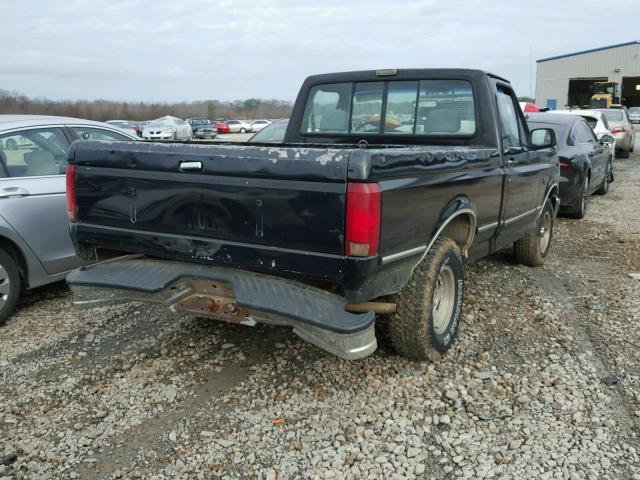 1FTDF15Y4PNA65029 - 1993 FORD F150 BLACK photo 4