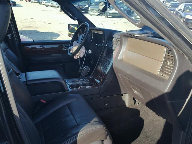 5LMJJ2H5XDEL03768 - 2013 LINCOLN NAVIGATOR BLACK photo 5