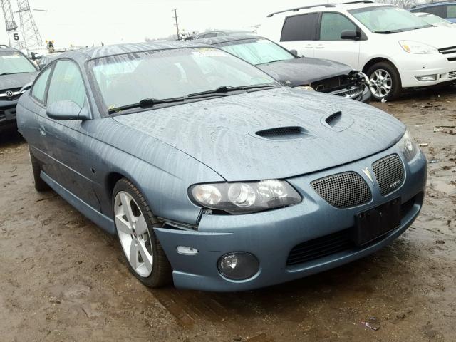 6G2VX12U36L510817 - 2006 PONTIAC GTO BLUE photo 1