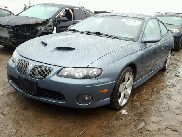 6G2VX12U36L510817 - 2006 PONTIAC GTO BLUE photo 2