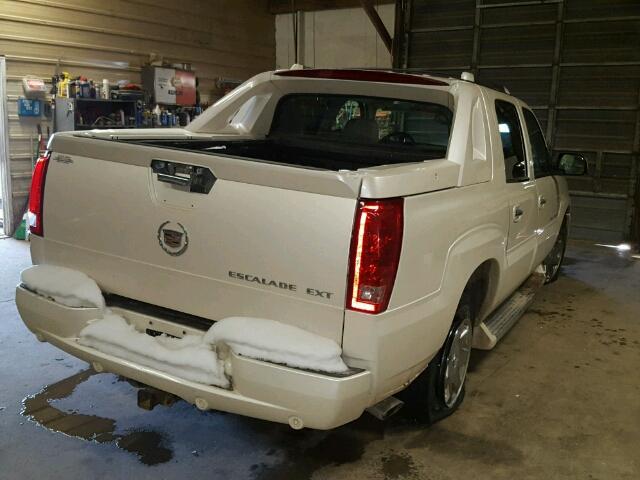 3GYEK62N74G171271 - 2004 CADILLAC ESCALADE E WHITE photo 4