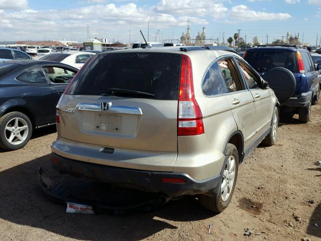 5J6RE48728L045480 - 2008 HONDA CR-V EXL GOLD photo 4