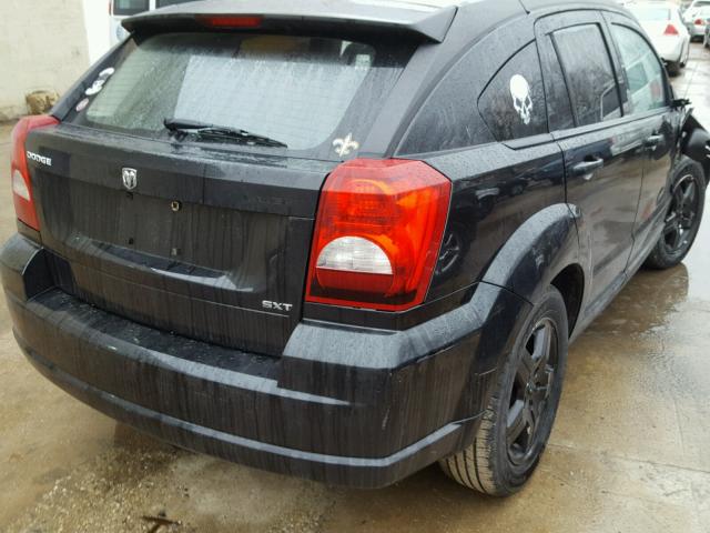 1B3HB48A39D183760 - 2009 DODGE CALIBER SX BLACK photo 4