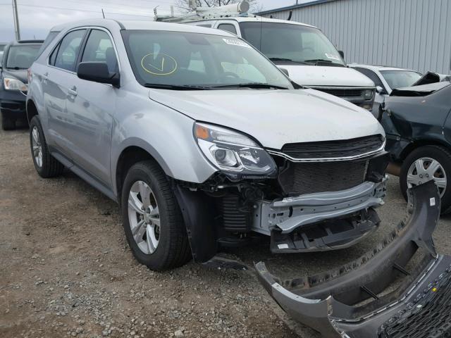 2GNALBEK7H1607974 - 2017 CHEVROLET EQUINOX LS SILVER photo 1