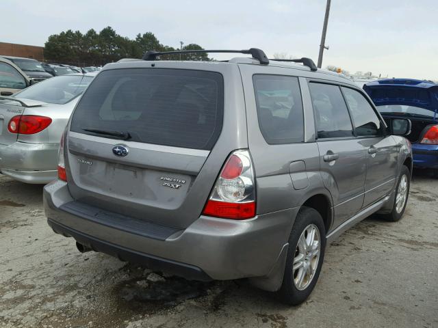 JF1SG69616H709079 - 2006 SUBARU FORESTER 2 GRAY photo 4