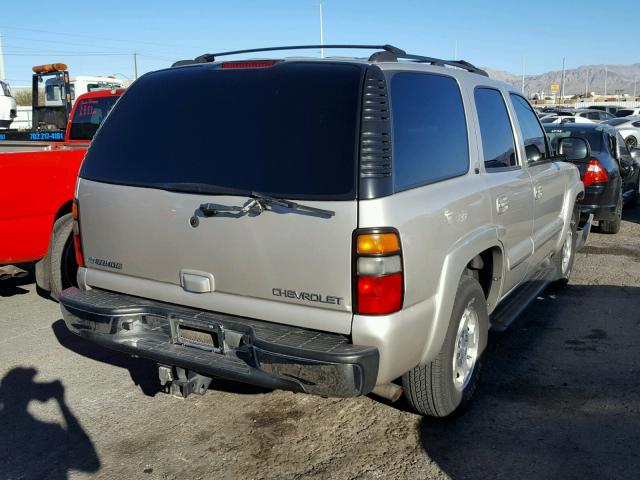 1GNEK13Z04R145905 - 2004 CHEVROLET TAHOE K150 GRAY photo 4