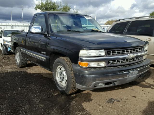 1GCEC14VXYZ169538 - 2000 CHEVROLET SILVERADO BLACK photo 1