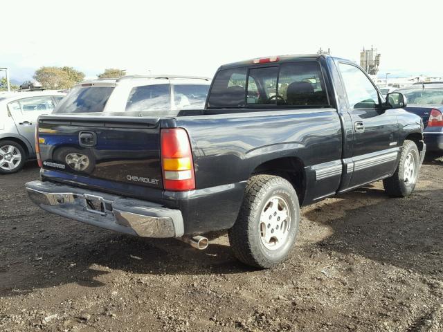 1GCEC14VXYZ169538 - 2000 CHEVROLET SILVERADO BLACK photo 4