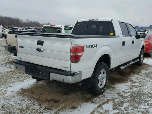 1FTFW1EF7CFC24203 - 2012 FORD F150 SUPER WHITE photo 4