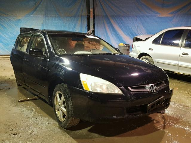 1HGCM56785A193309 - 2005 HONDA ACCORD EX BLACK photo 1