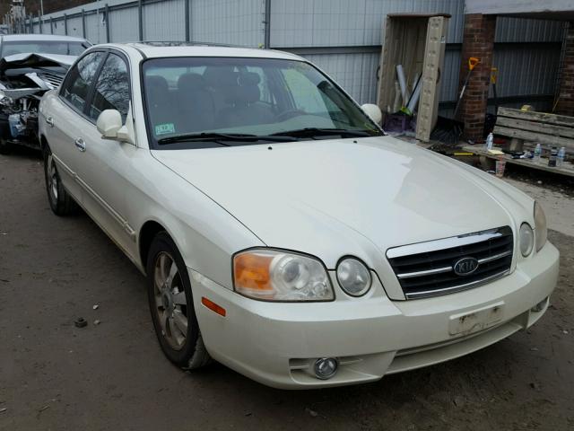 KNAGD128245263186 - 2004 KIA OPTIMA LX WHITE photo 1