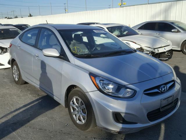 KMHCT4AE3DU534481 - 2013 HYUNDAI ACCENT GLS SILVER photo 1