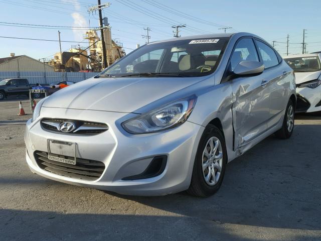 KMHCT4AE3DU534481 - 2013 HYUNDAI ACCENT GLS SILVER photo 2