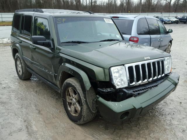 1J8HG48K97C685046 - 2007 JEEP COMMANDER GREEN photo 1