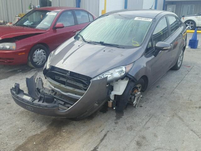 3FADP4BJ6EM106117 - 2014 FORD FIESTA SE GRAY photo 2