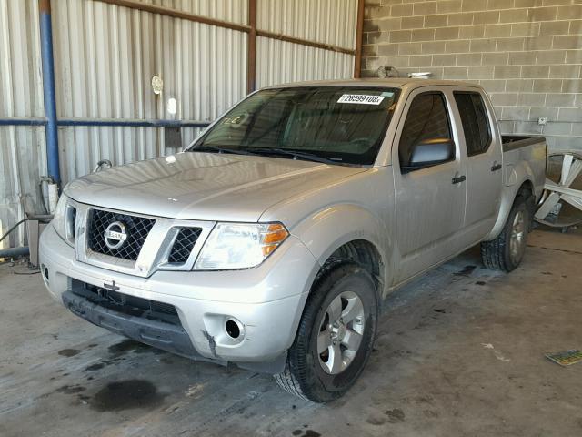 1N6AD0ER8CC420296 - 2012 NISSAN FRONTIER S SILVER photo 2