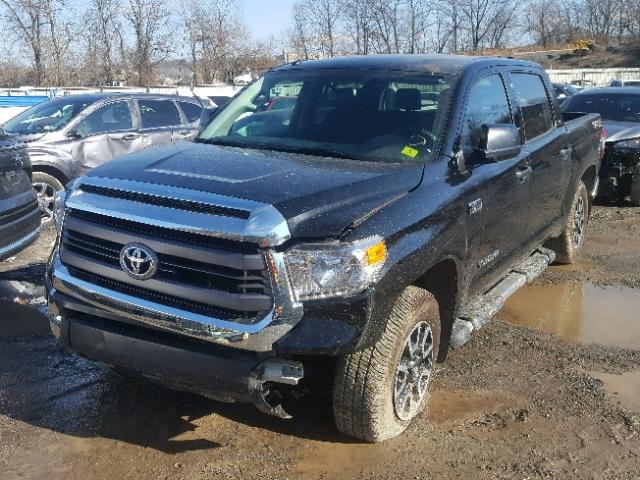 5TFDW5F14HX604862 - 2017 TOYOTA TUNDRA CRE BLACK photo 2