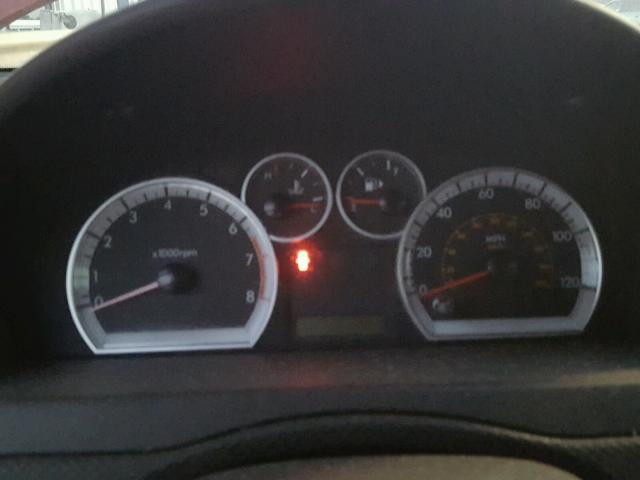 KL1TD66E79B380728 - 2009 CHEVROLET AVEO LS BURGUNDY photo 8