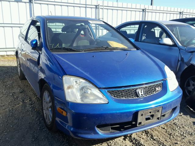 SHHEP33673U407515 - 2003 HONDA CIVIC SI BLUE photo 1