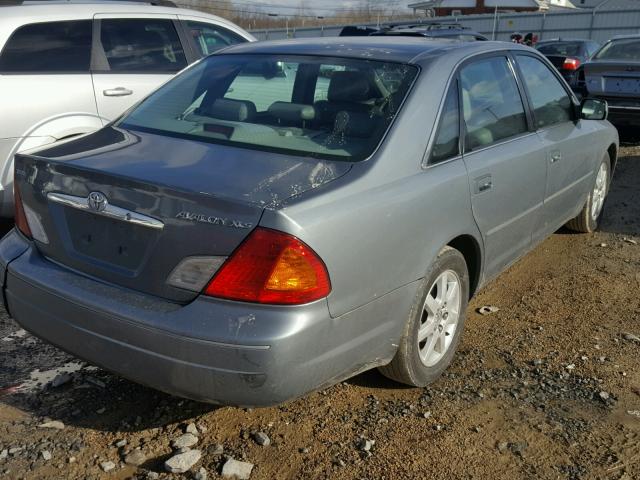 4T1BF28B02U257420 - 2002 TOYOTA AVALON XL TEAL photo 4