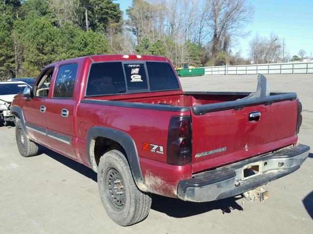 2GCEK13T961209939 - 2006 CHEVROLET SILVERADO MAROON photo 3