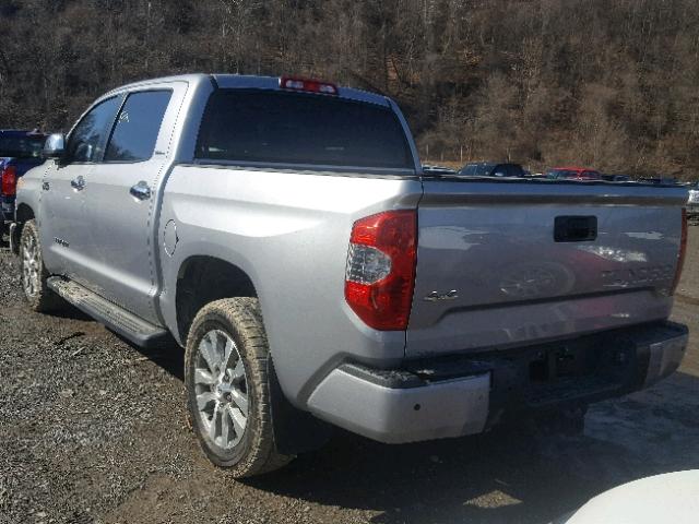 5TFHY5F10FX423802 - 2015 TOYOTA TUNDRA CRE SILVER photo 3