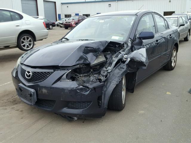 JM1BK32F951321509 - 2005 MAZDA 3 I BLACK photo 2