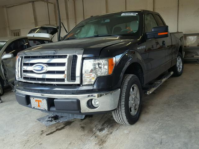 1FTEX1C83AFC74784 - 2010 FORD F150 SUPER BLACK photo 2