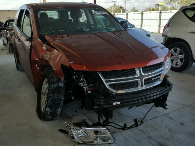 3C4PDCAB8ET115864 - 2014 DODGE JOURNEY SE ORANGE photo 1