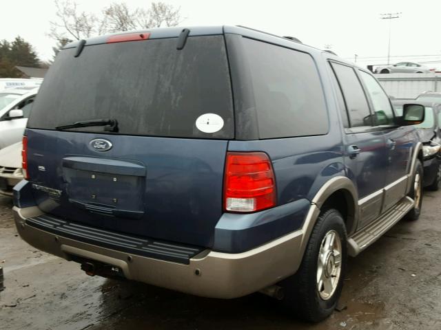 1FMPU17L13LC38706 - 2003 FORD EXPEDITION BLUE photo 4