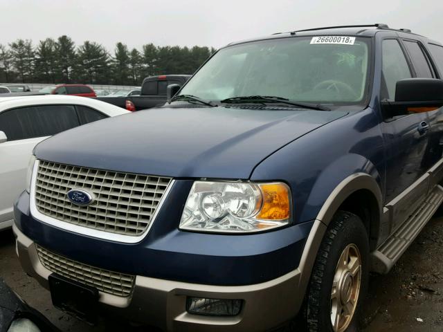 1FMPU17L13LC38706 - 2003 FORD EXPEDITION BLUE photo 9