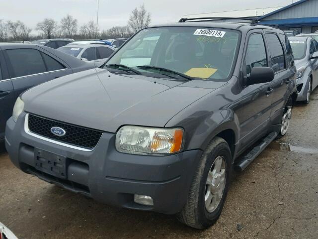 1FMYU931X3KA69587 - 2003 FORD ESCAPE XLT GRAY photo 2