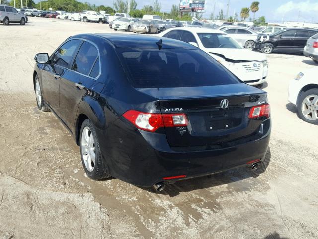 JH4CU2F6XAC041193 - 2010 ACURA TSX BLACK photo 3