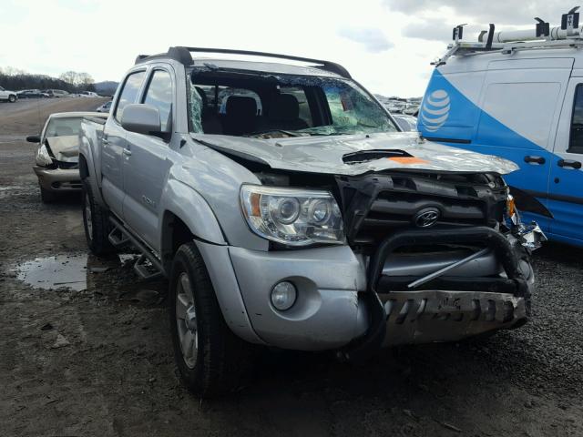 3TMJU62N39M083034 - 2009 TOYOTA TACOMA DOU SILVER photo 1