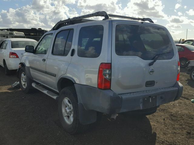 5N1ED28T94C682140 - 2004 NISSAN XTERRA XE SILVER photo 3