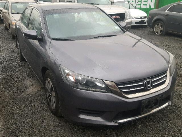 1HGCR2F31DA044400 - 2013 HONDA ACCORD LX GRAY photo 1