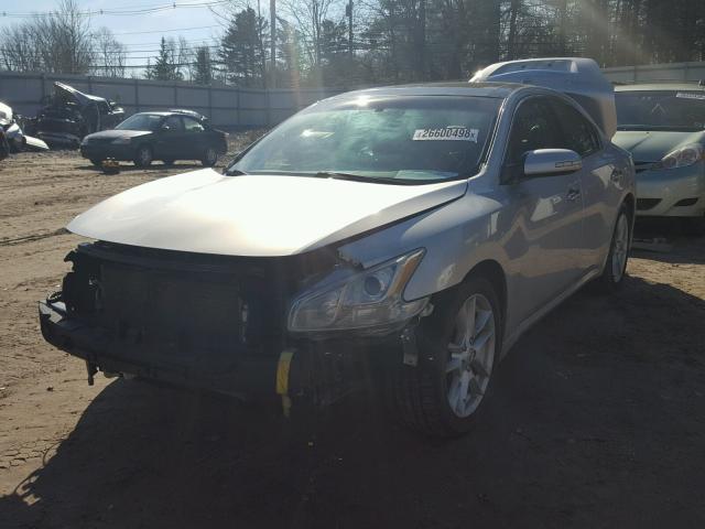 1N4AA51E29C820204 - 2009 NISSAN MAXIMA S SILVER photo 2