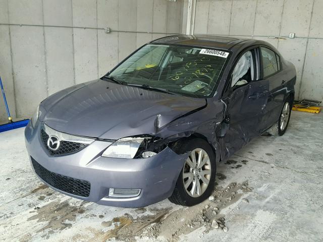 JM1BK32F781787962 - 2008 MAZDA 3 I GRAY photo 2