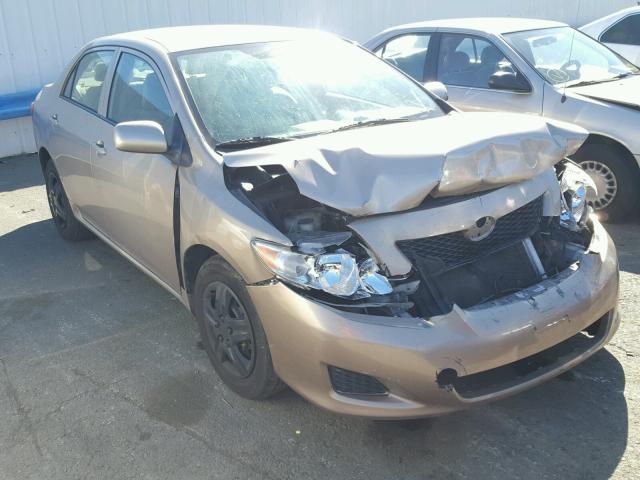 1NXBU40E09Z034828 - 2009 TOYOTA COROLLA BA GOLD photo 1