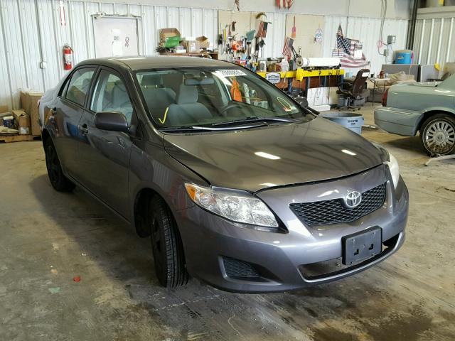 JTDBL40E299069378 - 2009 TOYOTA COROLLA BA GRAY photo 1