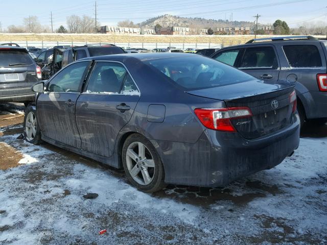 4T1BF1FK9EU784907 - 2014 TOYOTA CAMRY L GRAY photo 3