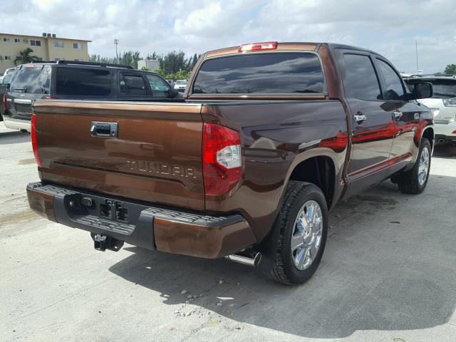 5TFGW5F12HX213920 - 2017 TOYOTA TUNDRA CRE BROWN photo 4